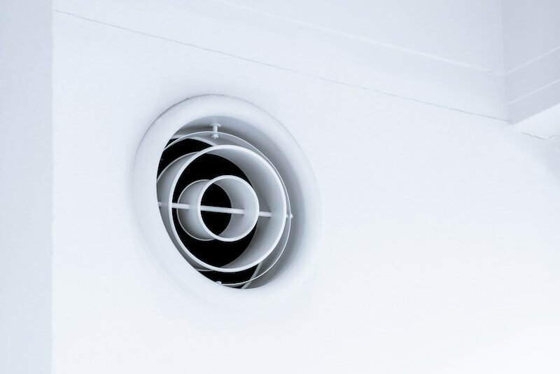 round white exhaust fan